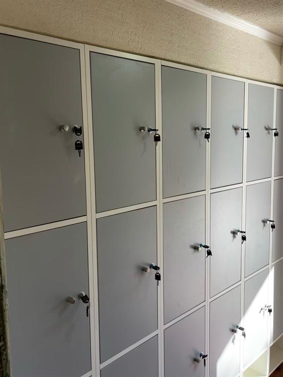 Lockers para personal con cerradura